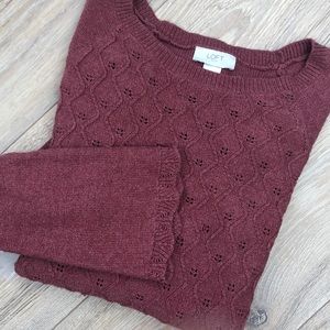 Mauve LOFT outlet sweater Large